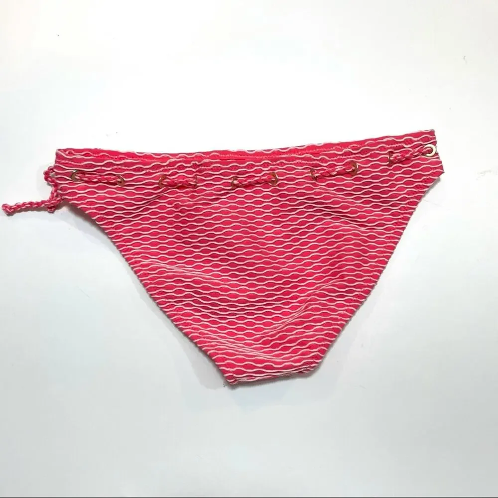 Jessica Simpson twiggy stripe textured swim bottom